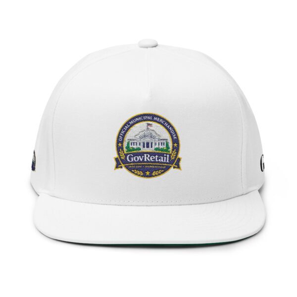 Embroidered Flat Bill Cap: Town of GovRetail