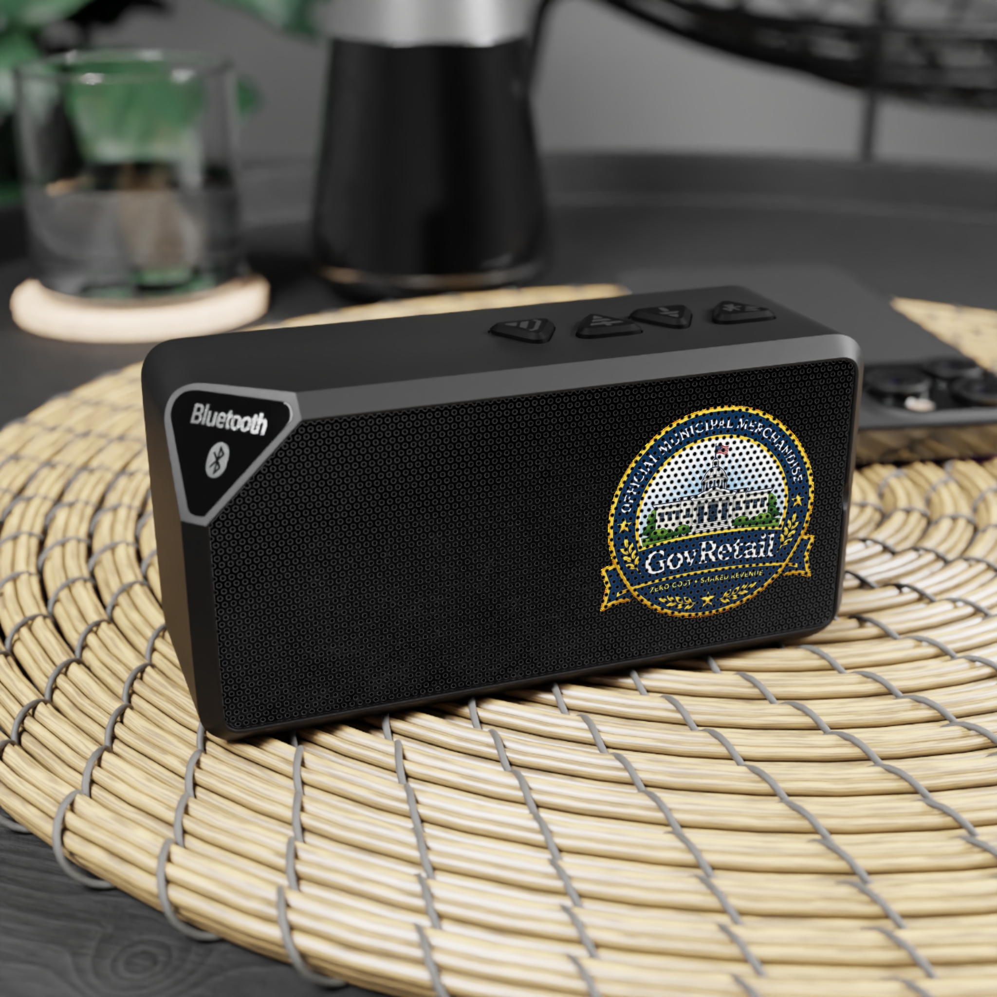 Bluetooth Portable Jabba-Style Wireless Speaker: Town of GovRetail