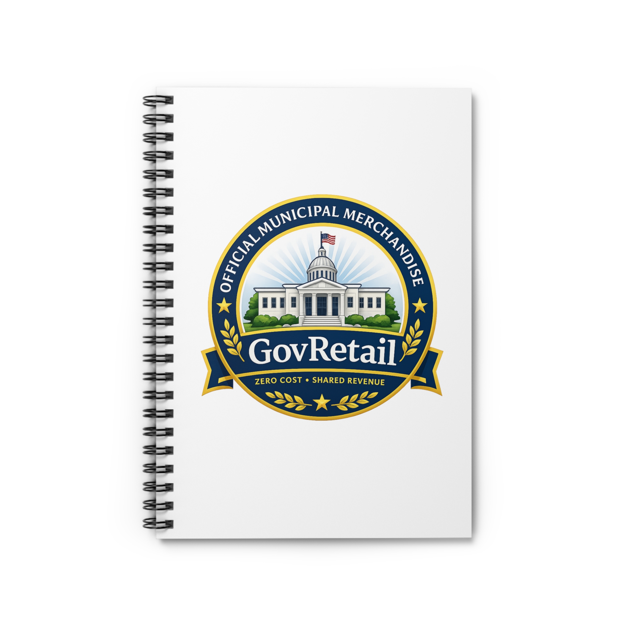 Official Municipal Merchandise Ruled Journal: Town of GovRetail