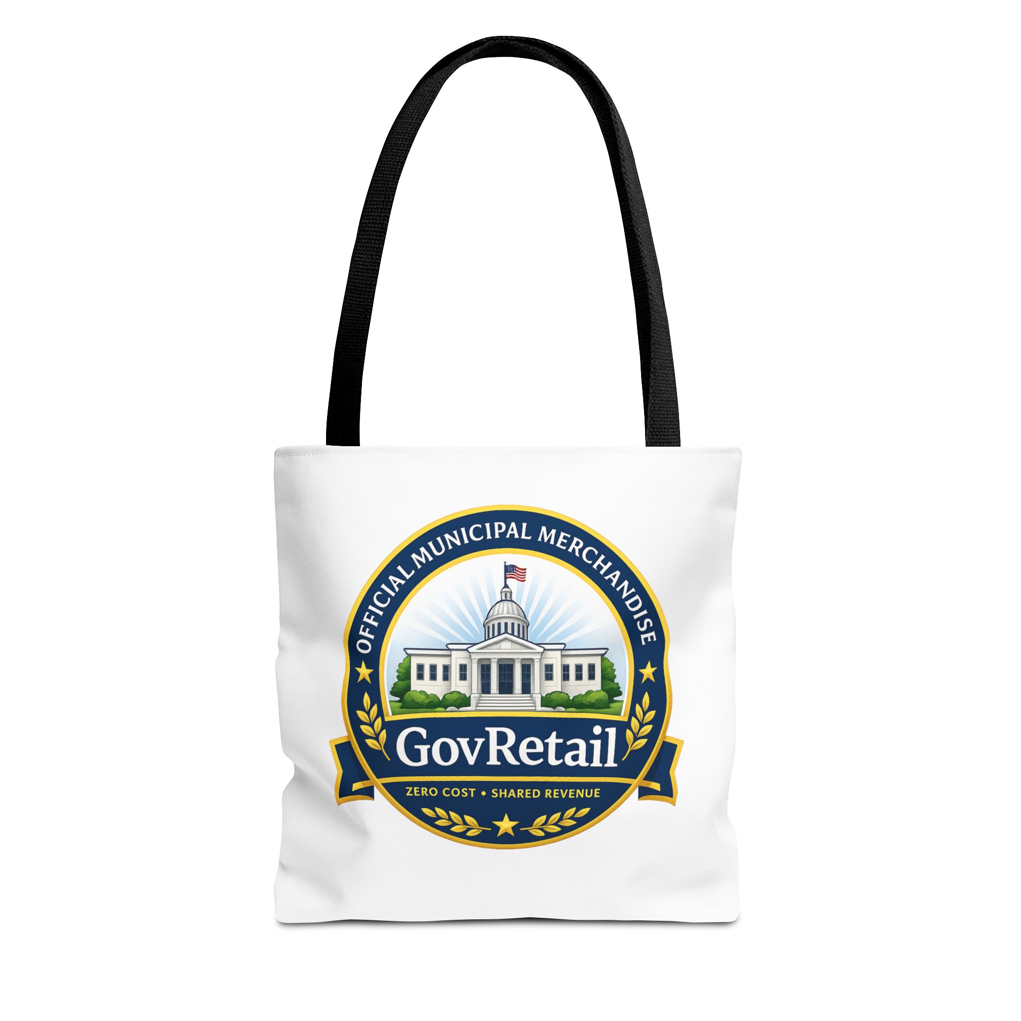 Printed Canvas Carryall Tote Bag: Town of GovRetail