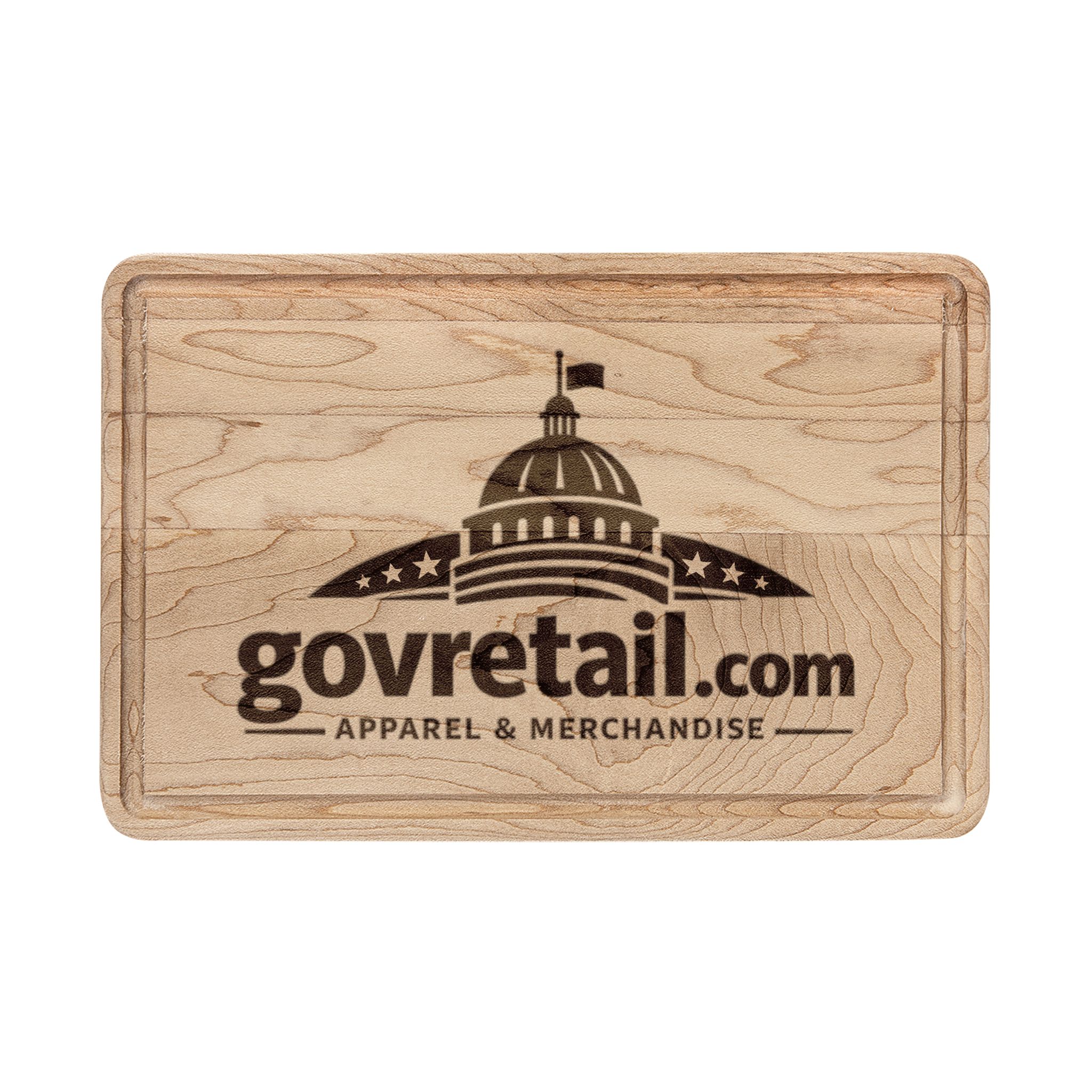 Engraved Wooden Cutting Board: Town of GovRetail