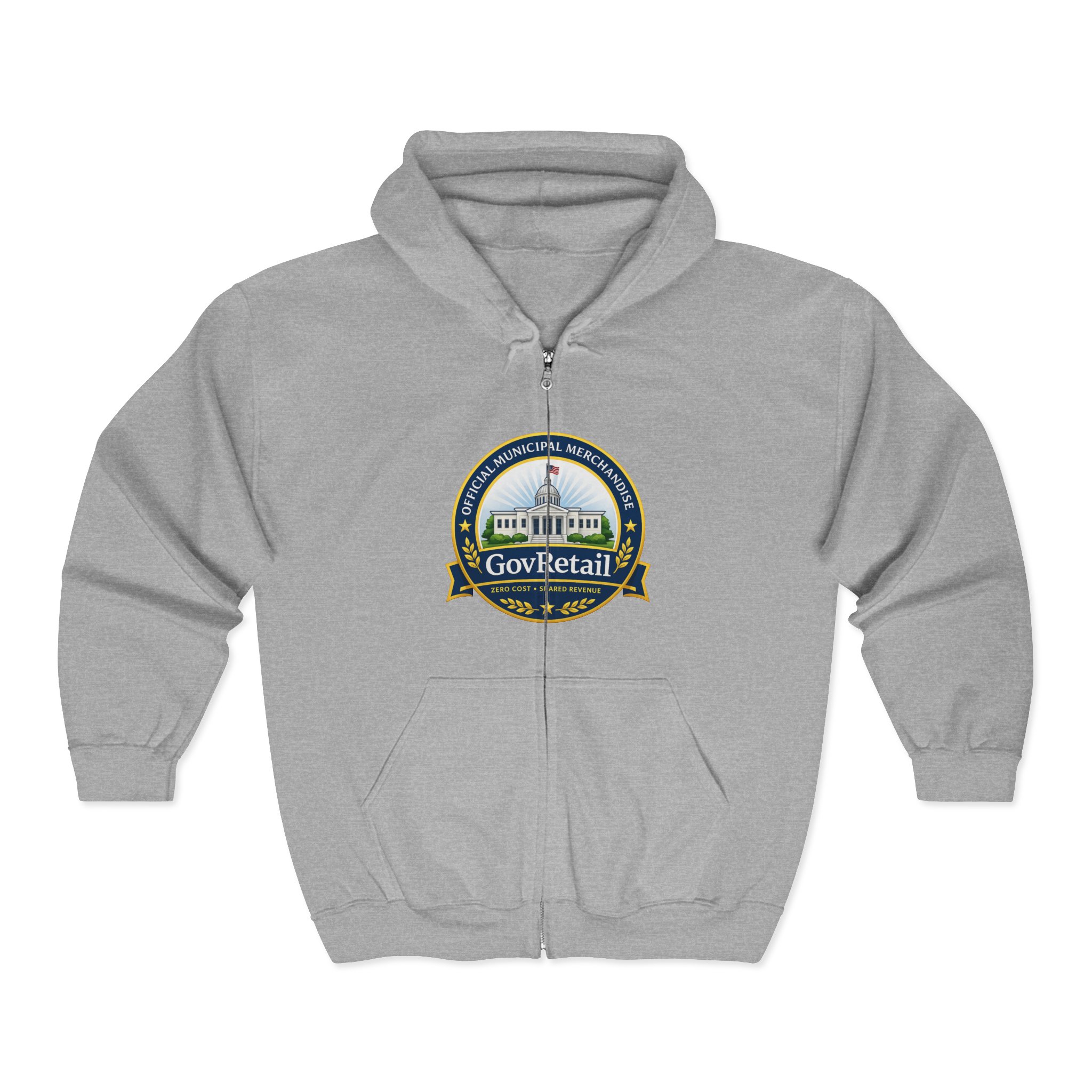 Civic Pride Zip Hoodie: Town of GovRetail