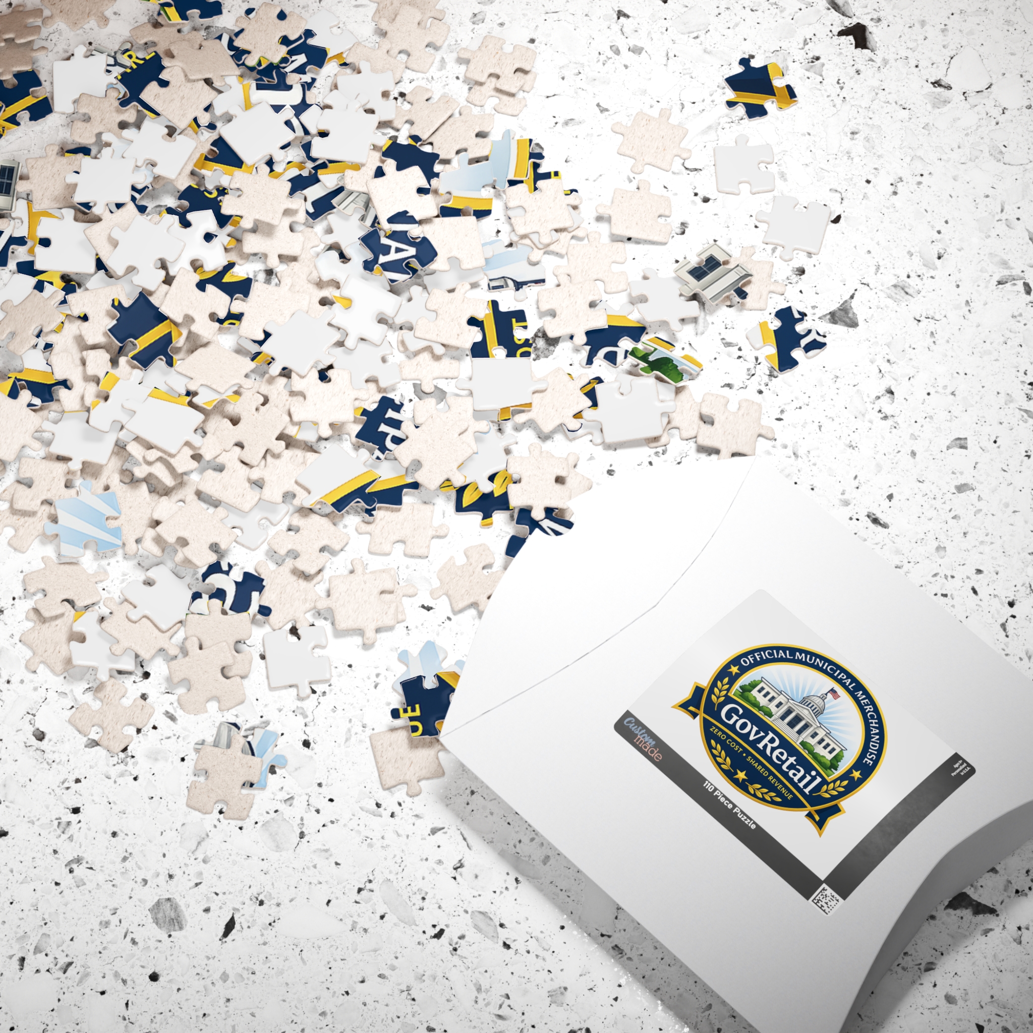 Municipal Logo Jigsaw (110–520 pcs): Town of GovRetail