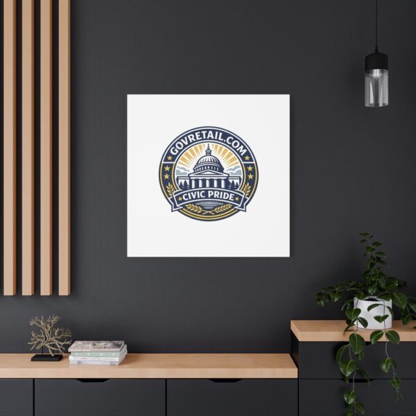 Matte Canvas Print Stretched Wall Art: Town of GovRetail.com