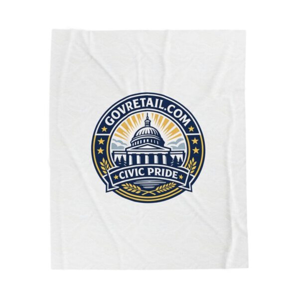 Velveteen Plush Blanket Throw: Town of GovRetail.com