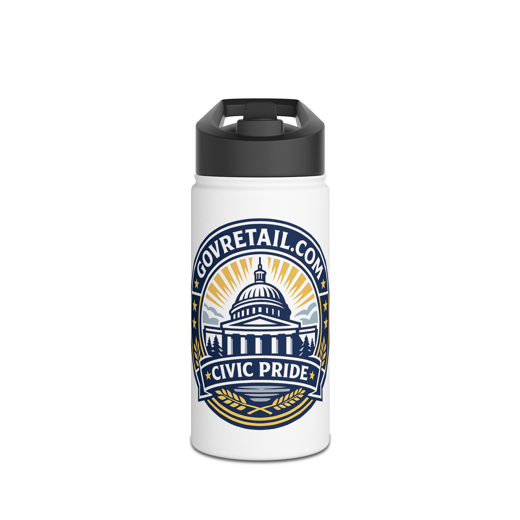 Stainless Steel Water Bottle: Town of GovRetail.com