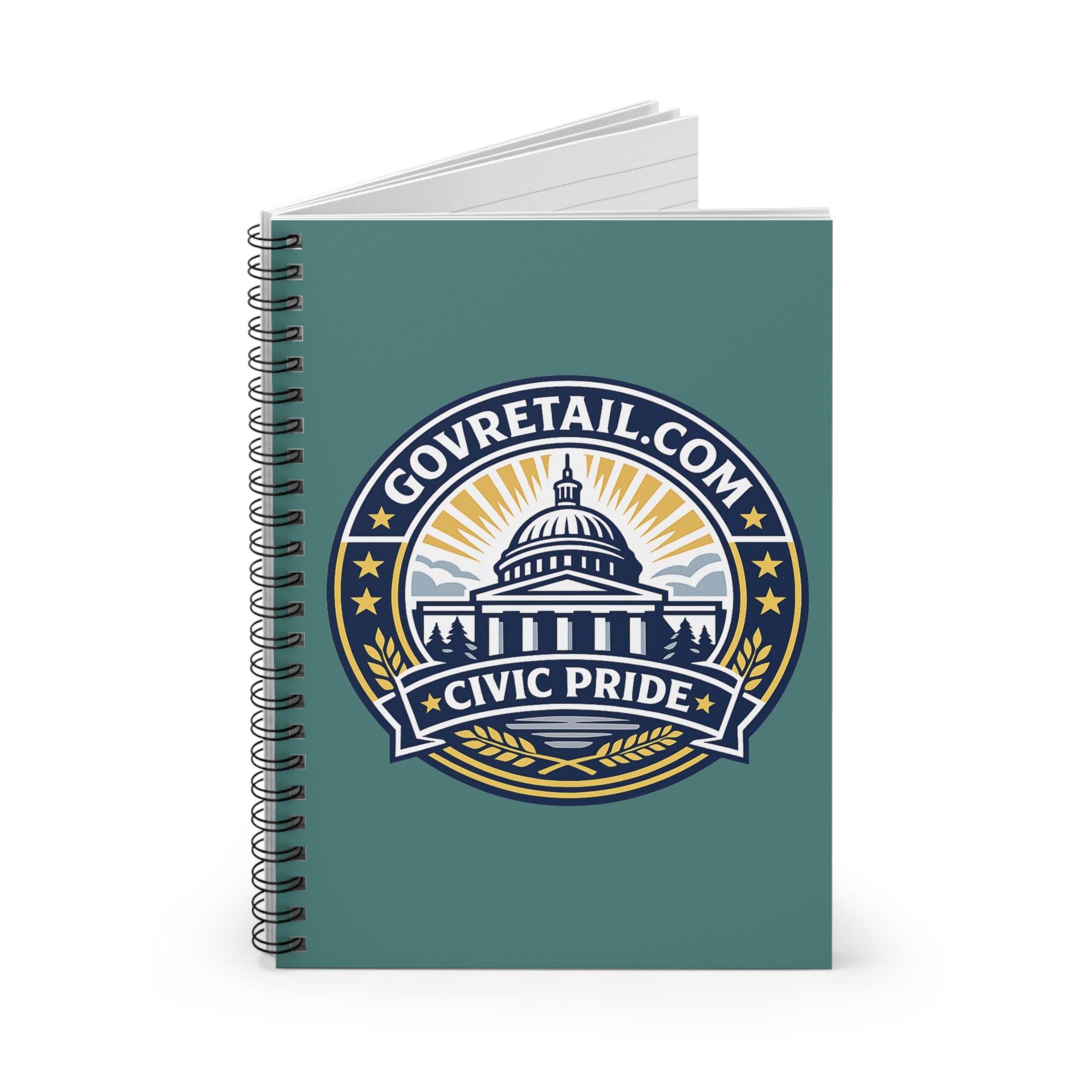 Spiral Notebook Ruled Journal: Town of GovRetail.com