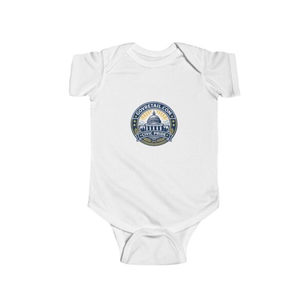Infant Bodysuit with Capitol Seal — Cute Government Logo Baby Onesie